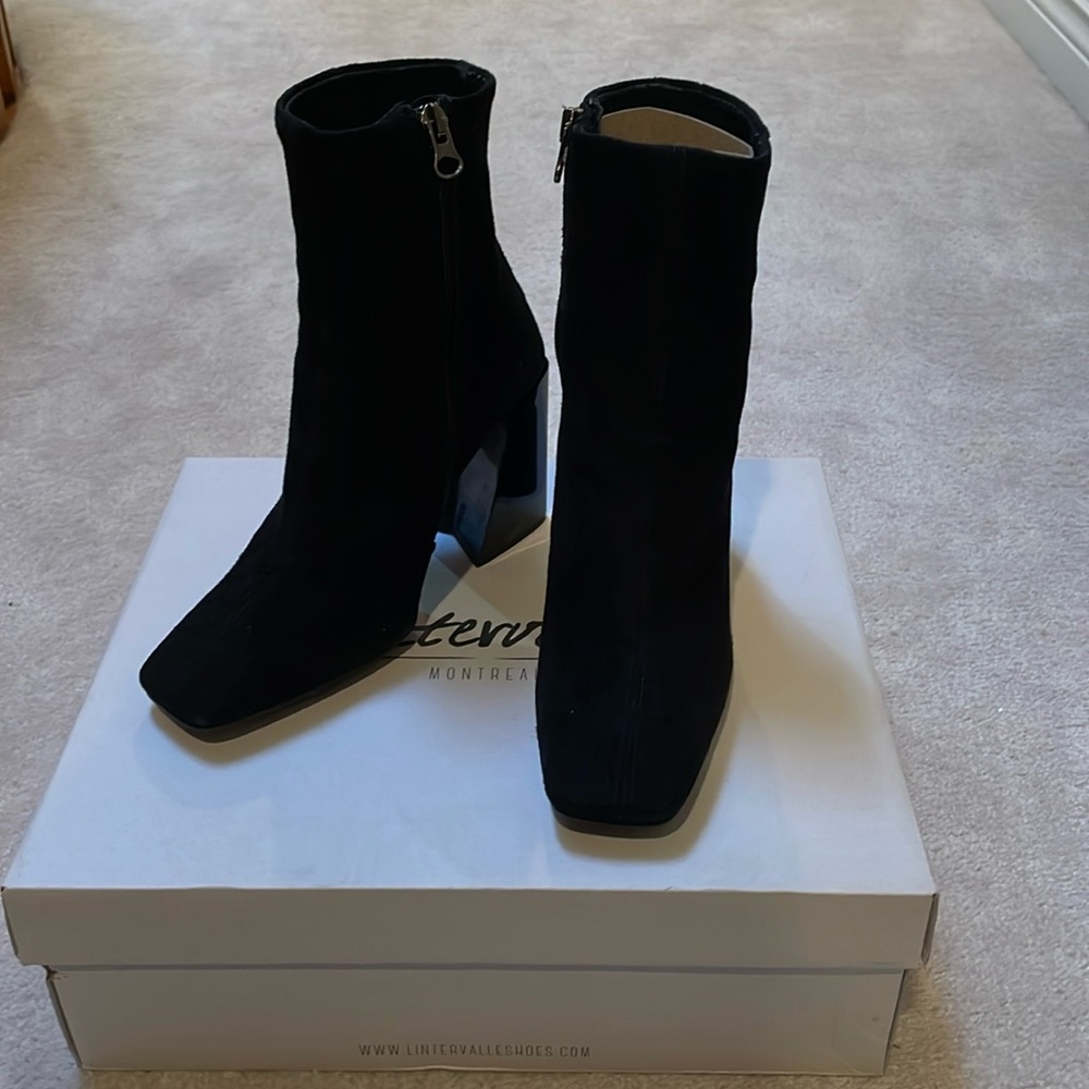 Suede Leather Booties